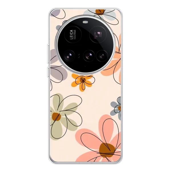 Чехол с принтом «Разноцветные цветы» для Xiaomi 15 Ultra Чехол с принтом «Разноцветные цветы» для Xiaomi 15 Ultra