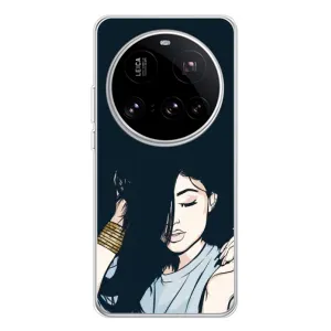 Чехол с печатью для Xiaomi 15 Ultra - (Мода) (AlphaPrint) (Красивая девочка)