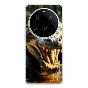 Чехол с принтом «Опасный крокодил» для Xiaomi 15 Ultra