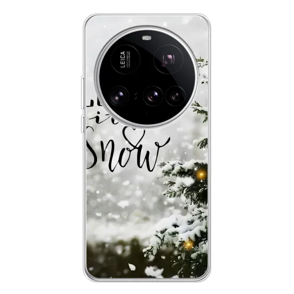 Чехол с принтом «Let it snow» для Xiaomi 15 Ultra Чехол с принтом «Let it snow» для Xiaomi 15 Ultra