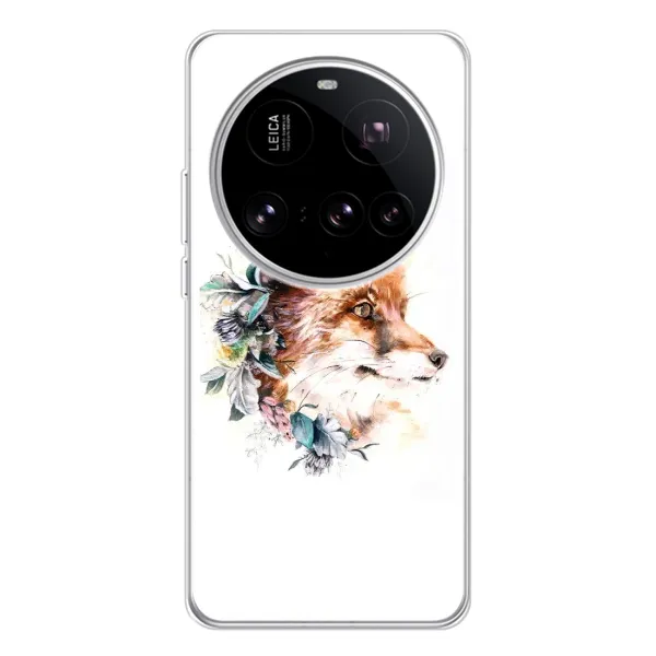 Чехол с принтом «Лисичка в цветочках» для Xiaomi 15 Ultra Чехол с принтом «Лисичка в цветочках» для Xiaomi 15 Ultra