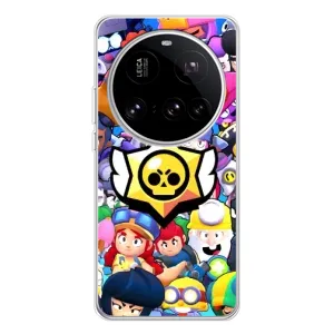 Чехол для Xiaomi 15 Ultra Бравл Старс (VPrint) (Лого Brawl Stars)