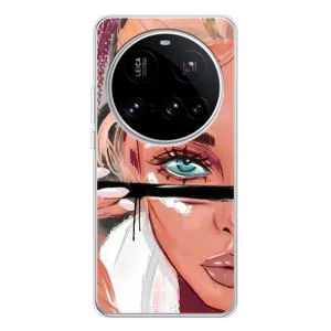Чехол с печатью для Xiaomi 15 Ultra - (Мода) (AlphaPrint) (Макияж)
