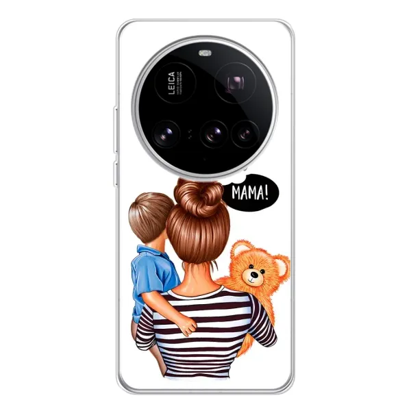 Чехол с принтом «Мама с сыном» для Xiaomi 15 Ultra