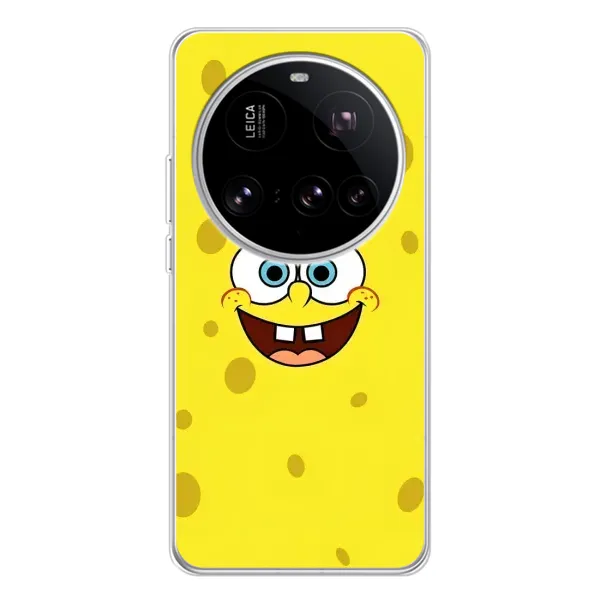 Чехол с принтом «Мордашка Спанч Боба» для Xiaomi 15 Ultra Чехол с принтом «Мордашка Спанч Боба» для Xiaomi 15 Ultra