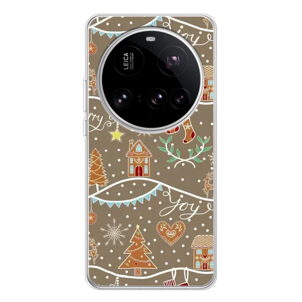 Чехол с принтом «Новогодние пряники» для Xiaomi 15 Ultra Чехол с принтом «Новогодние пряники» для Xiaomi 15 Ultra