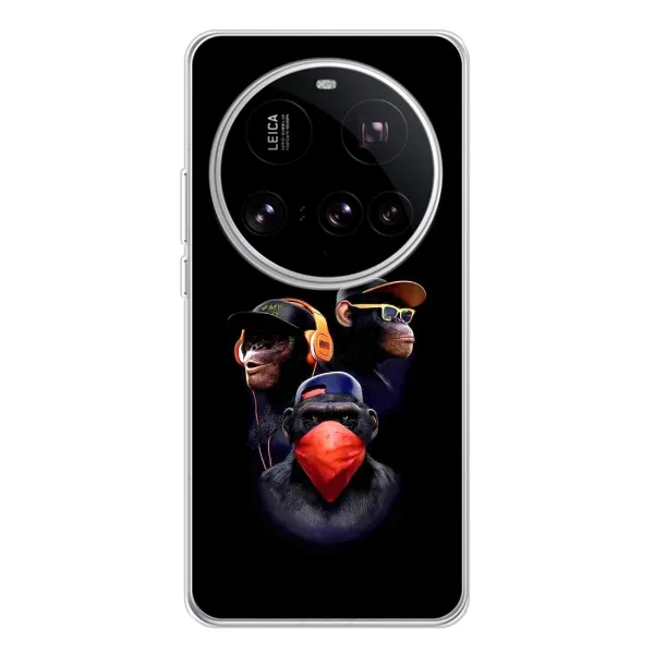 Чехол с принтом «Три обезьяны» для Xiaomi 15 Ultra Чехол с принтом «Три обезьяны» для Xiaomi 15 Ultra