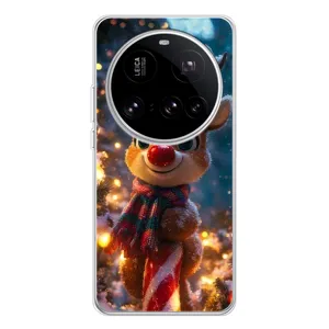 Яскравий чохол для Xiaomi 15 Ultra з Зимові Оленята (Олень з шарфом)