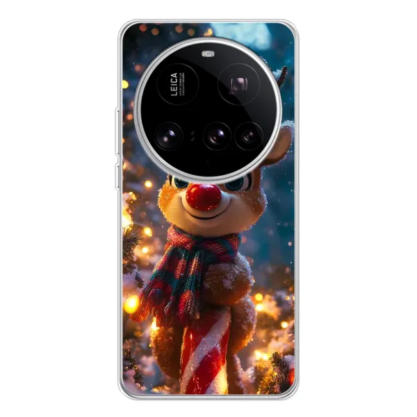 Чохол з принтом «Олень з шарфом» для Xiaomi 15 Ultra
