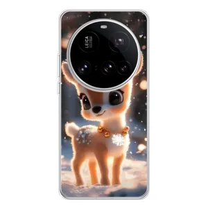 Яскравий чохол для Xiaomi 15 Ultra з Зимові Оленята (Оленятко)