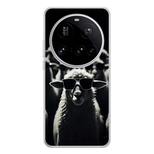 Чохол з принтом «Овечка в окулярах» для Xiaomi 15 Ultra