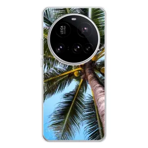 Силиконовый чехол с КАРТИНКАМИ лето для Xiaomi 15 Ultra (AlphaPrint) (Пальма)