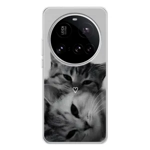 Чехол с рисунком кот на Xiaomi 15 Ultra (Пара котов)
