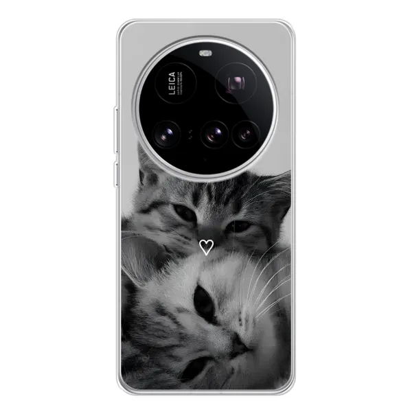 Чехол с принтом «Пара котов» для Xiaomi 15 Ultra Чехол с принтом «Пара котов» для Xiaomi 15 Ultra