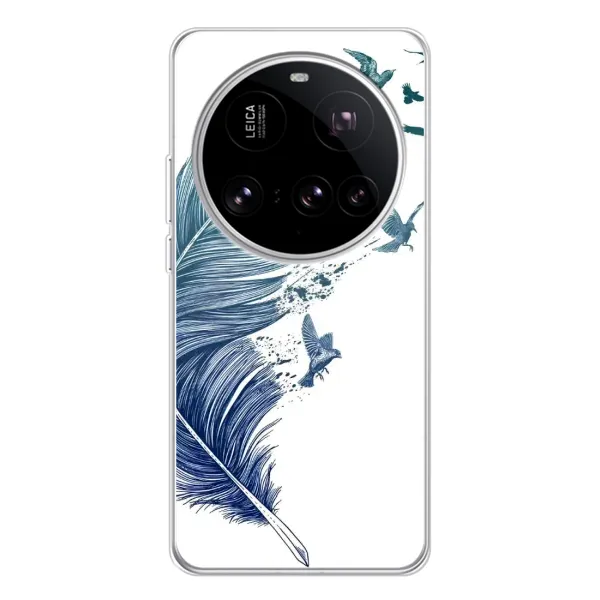 Чехол с принтом «Перышко» для Xiaomi 15 Ultra