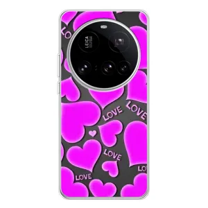 Чехлы для любимой на 15 Ультра (VPrint) (Pink hearts)