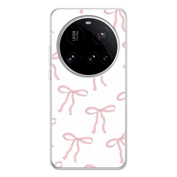 Чехол с принтом «Розовые бантики» для Xiaomi 15 Ultra Чехол с принтом «Розовые бантики» для Xiaomi 15 Ultra