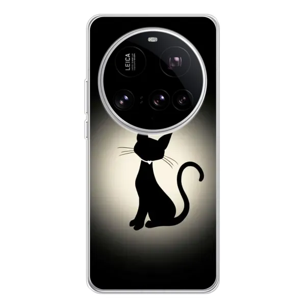 Чехол с принтом «Силуэт котика» для Xiaomi 15 Ultra Чехол с принтом «Силуэт котика» для Xiaomi 15 Ultra