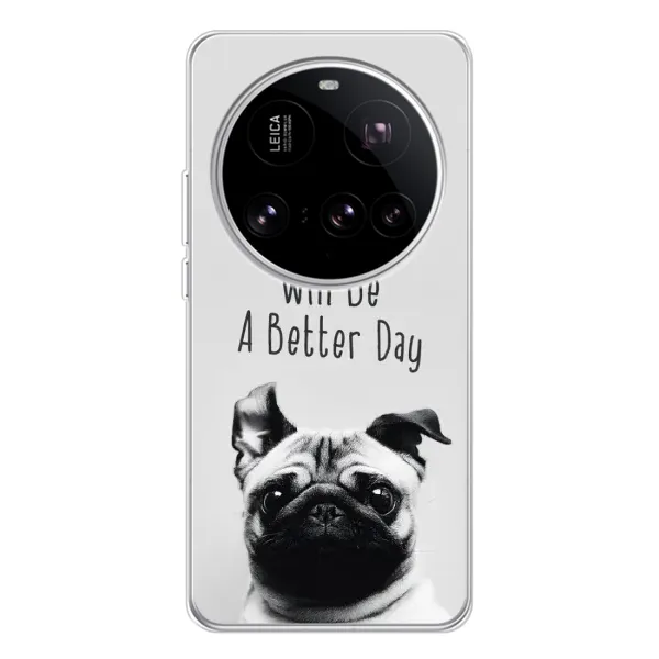 Чехол с принтом «Смешной Мопс» для Xiaomi 15 Ultra