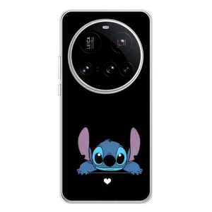 Чохол з принтом Стіч на Xiaomi 15 Ultra (Стіч на чорному)