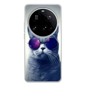 Чехол с принтом для Xiaomi 15 Ultra (AlphaPrint) Модные коты (Стильный кот)
