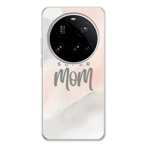 Чехол с принтом «Супер мама» для Xiaomi 15 Ultra