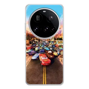 Чехол с принтом «Тачки на трассе» для Xiaomi 15 Ultra