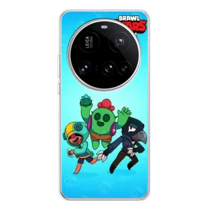 Чехлы Brawl Stars для Xiaomi 15 Ultra (AlphaPrint) (Тріо героїв)