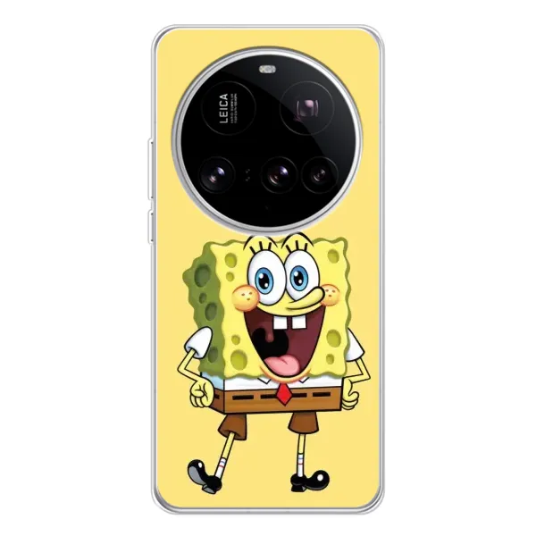 Чохол з принтом «Веселий Спанч Боб» для Xiaomi 15 Ultra