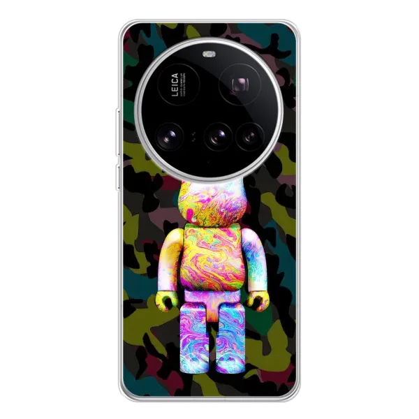 Чехол с принтом «Яркий Bearbrick» для Xiaomi 15 Ultra
