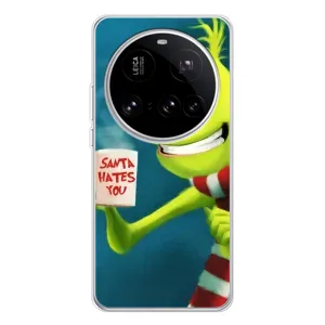 Різдвяні Чохли для Xiaomi 15 Ultra (VPrint) (Зелений Грінч)