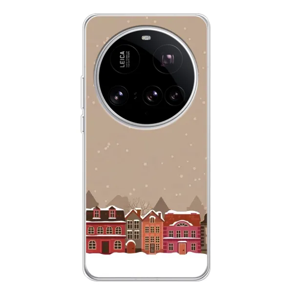 Чехол с принтом «Зимний город» для Xiaomi 15 Ultra Чехол с принтом «Зимний город» для Xiaomi 15 Ultra