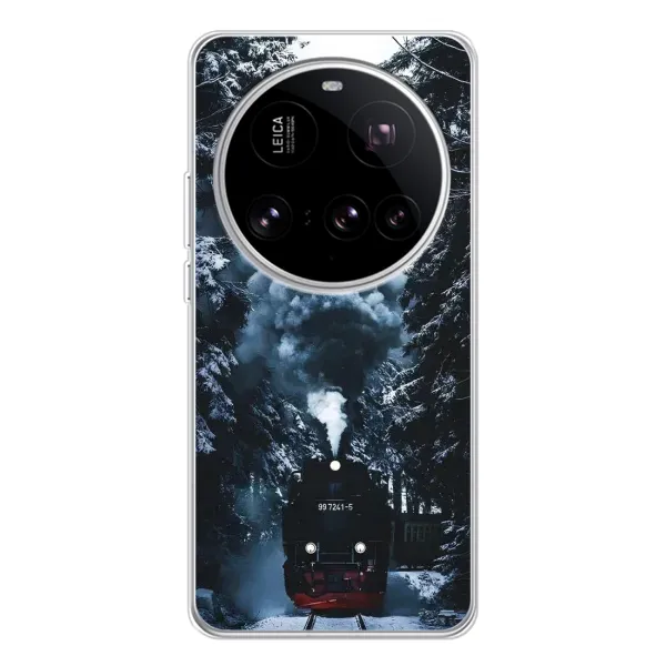 Чехол с принтом «Зимний поезд» для Xiaomi 15 Ultra Чехол с принтом «Зимний поезд» для Xiaomi 15 Ultra