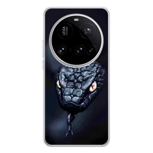 Чехол с принтом «Черная змея» для Xiaomi 15 Ultra