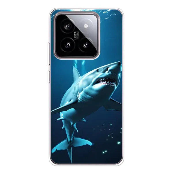Чехол с принтом «Акула под водой» для Xiaomi 15 Чехол с принтом «Акула под водой» для Xiaomi 15