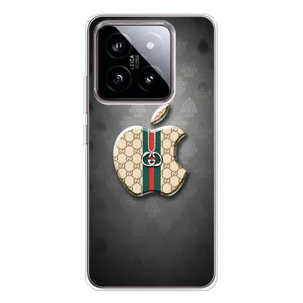 Чохол з принтом «Apple gucci» для Xiaomi 15
