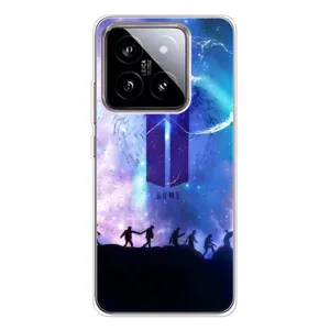 Чехлы BTS для Xiaomi 15 (AlphaPrint) (Army BTS)