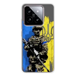 Чехлы с картинкой ЗСУ для Xiaomi 15 (AlphaPrint) (АРТ солдат)