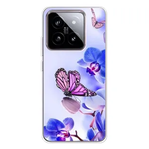 Чохли з квітами для Xiaomi 15 (VPrint) (Метелик на квітах)