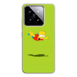 Чехол с Симпсонами для Xiaomi 15 (VPrint) (Барт Симпсон)