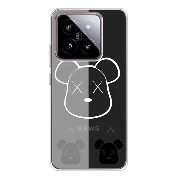 Чехол с принтом «БеарБрик глаза» для Xiaomi 15
