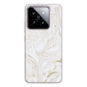 Мраморный чехол на Xiaomi 15 (VPrint) (Белый мрамор)