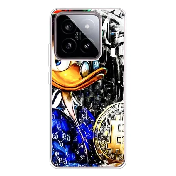 Чохол з принтом «Біткойн Скрудж» для Xiaomi 15