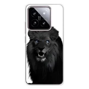 Чехлы с картинками животных Xiaomi 15 (Черный ЛЕВ)