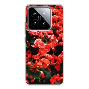 Чохли з квітами для Xiaomi 15 (VPrint) (Квіти червоні)
