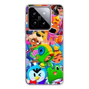 Чехлы Brawl Stars для Xiaomi 15 (AlphaPrint) (Герои Бравл Старс)