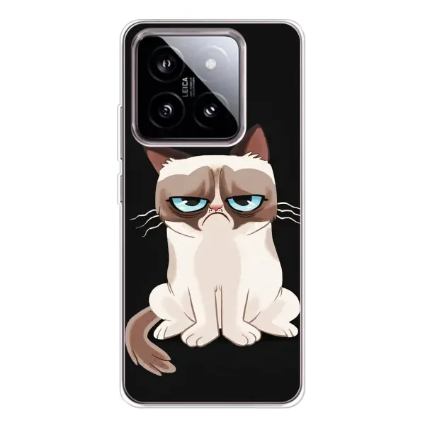 Чехол с принтом «Грустный кот» для Xiaomi 15 Чехол с принтом «Грустный кот» для Xiaomi 15