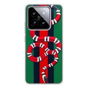 Чехлы ГУЧЧИ для Сяоми 15 (AlphaPrint) (Gucci змия)