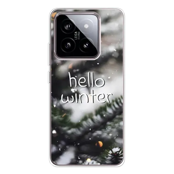 Чохол з принтом «Hello winter» для Xiaomi 15 Чохол з принтом «Hello winter» для Xiaomi 15