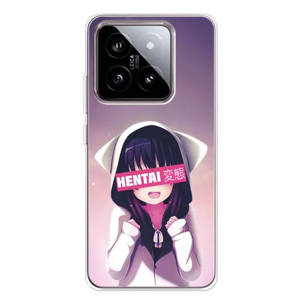 Чехол с принтом «Hentai chan» для Xiaomi 15 Чехол с принтом «Hentai chan» для Xiaomi 15